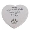 Celebrations Thoughts Of You Pet Memorial Stone Heart Ornament