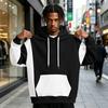 Men's Colorblock Hoodie with Pocket Casual Athletic Pullover