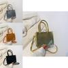Stilvolle kleine quadratische PU-Tasche für Damen in trendigen Farben, perfekt für den lässigen Weg zur Arbeit