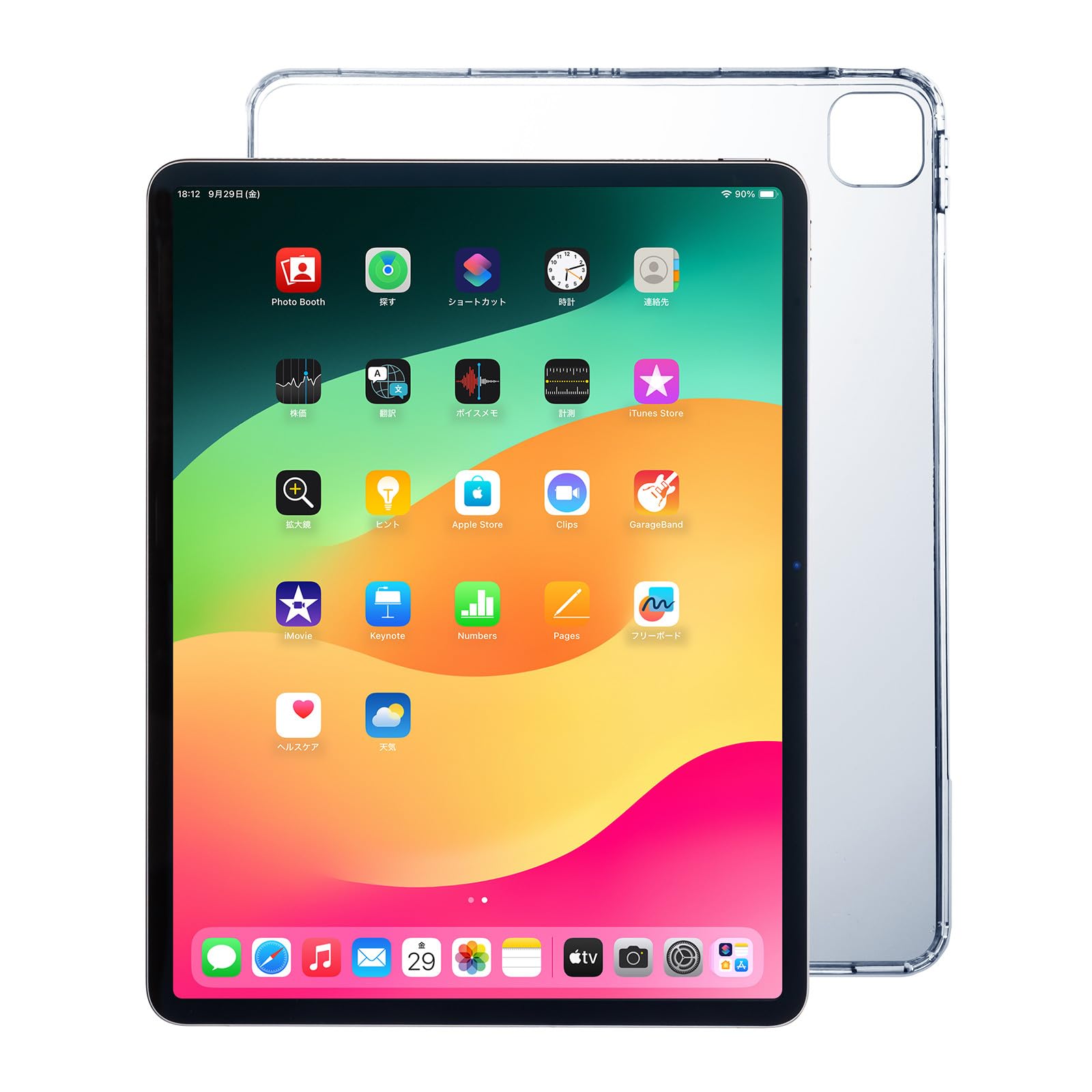 

Sanwa Supply Clear Hard Case for iPad Air PDA-IPAD2102CL 13-inch (M3/2025, M2/2024)