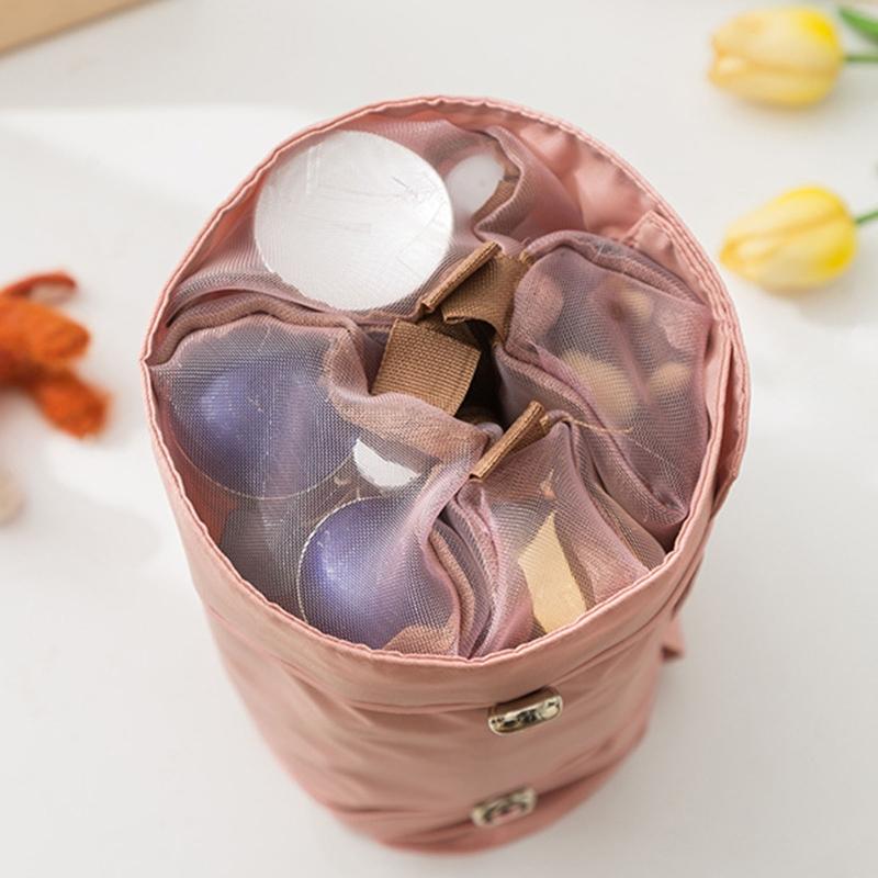 Detachable Four In One Makeup Bag, Multifunctional And Simple Travel Ladies' Folding Travel Cosmetics Storage And Grooming Bag