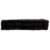 Plain Floor Cushion 50 X 50 Cm Panama Black