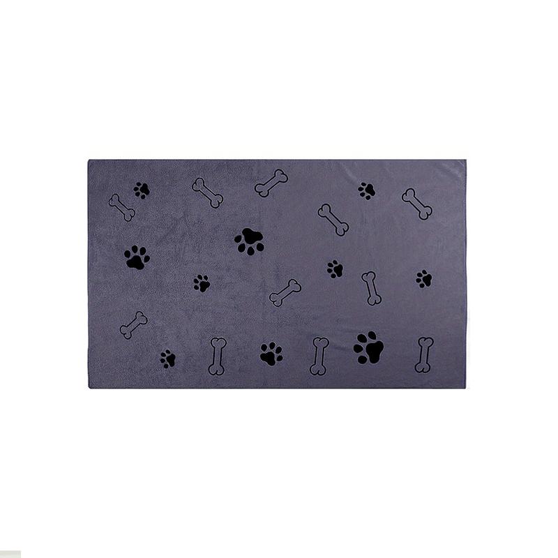 

1 шт. Полотенце для сушки собак, кошек, домашних животных, полотенце для щенков, микрофибра, быстросохнущее полотенце для ванной с когтями для собак, товары для купания домашних животных, впитывающая средняя собака 60*100cm серый