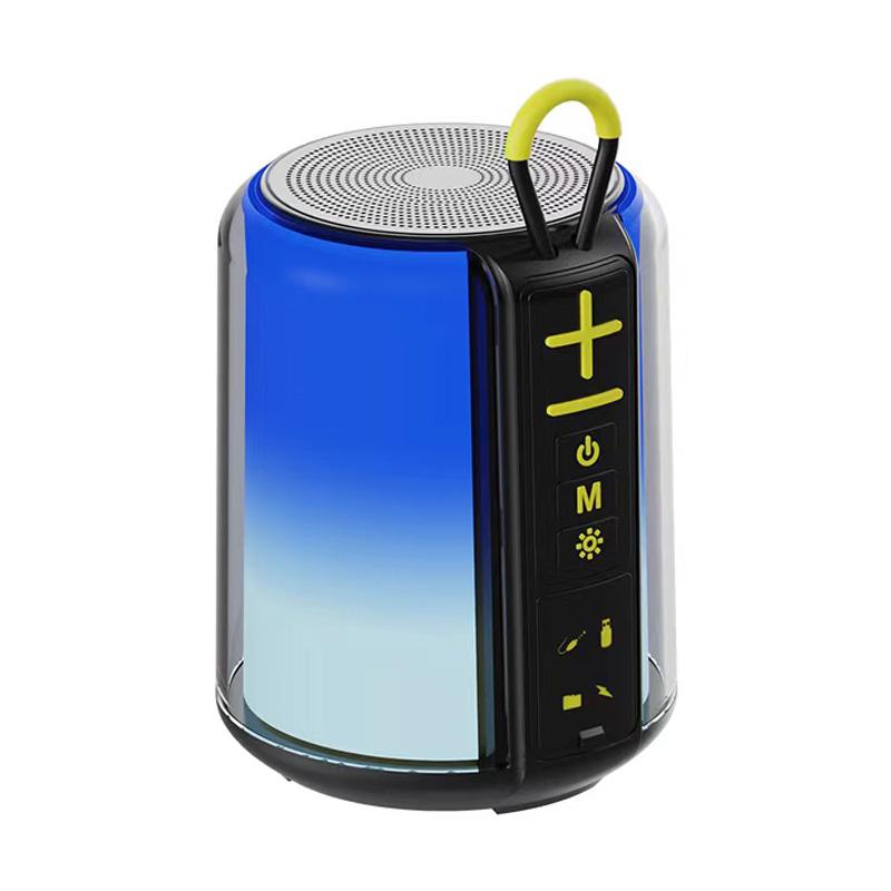 

S16 Outdoor Mini TWS Bluetooth-compatible Speaker FM Radio Colorful Light Portable Subwoofer Type A