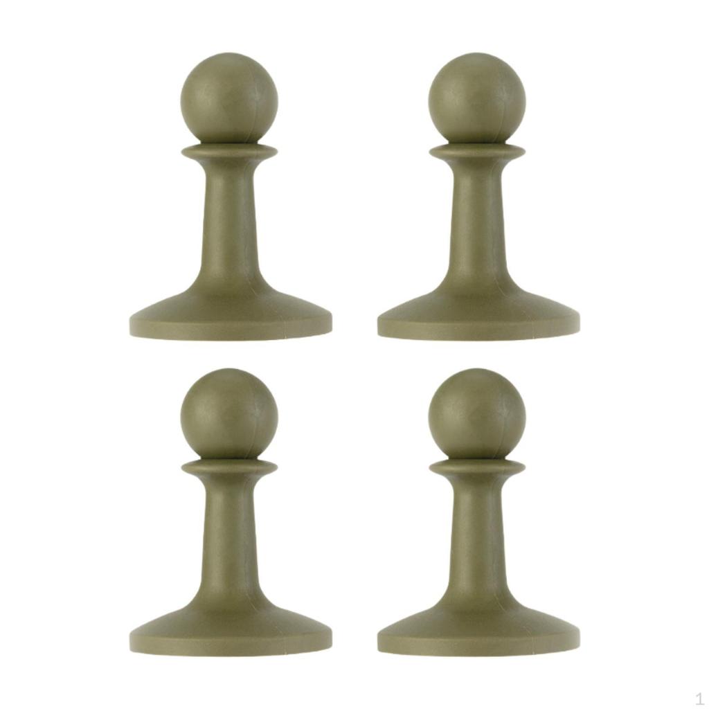 Cap Anti Sturdy Tent Tarp Grabber Pole Tip Cover for Hiking Mountaineering Hammock