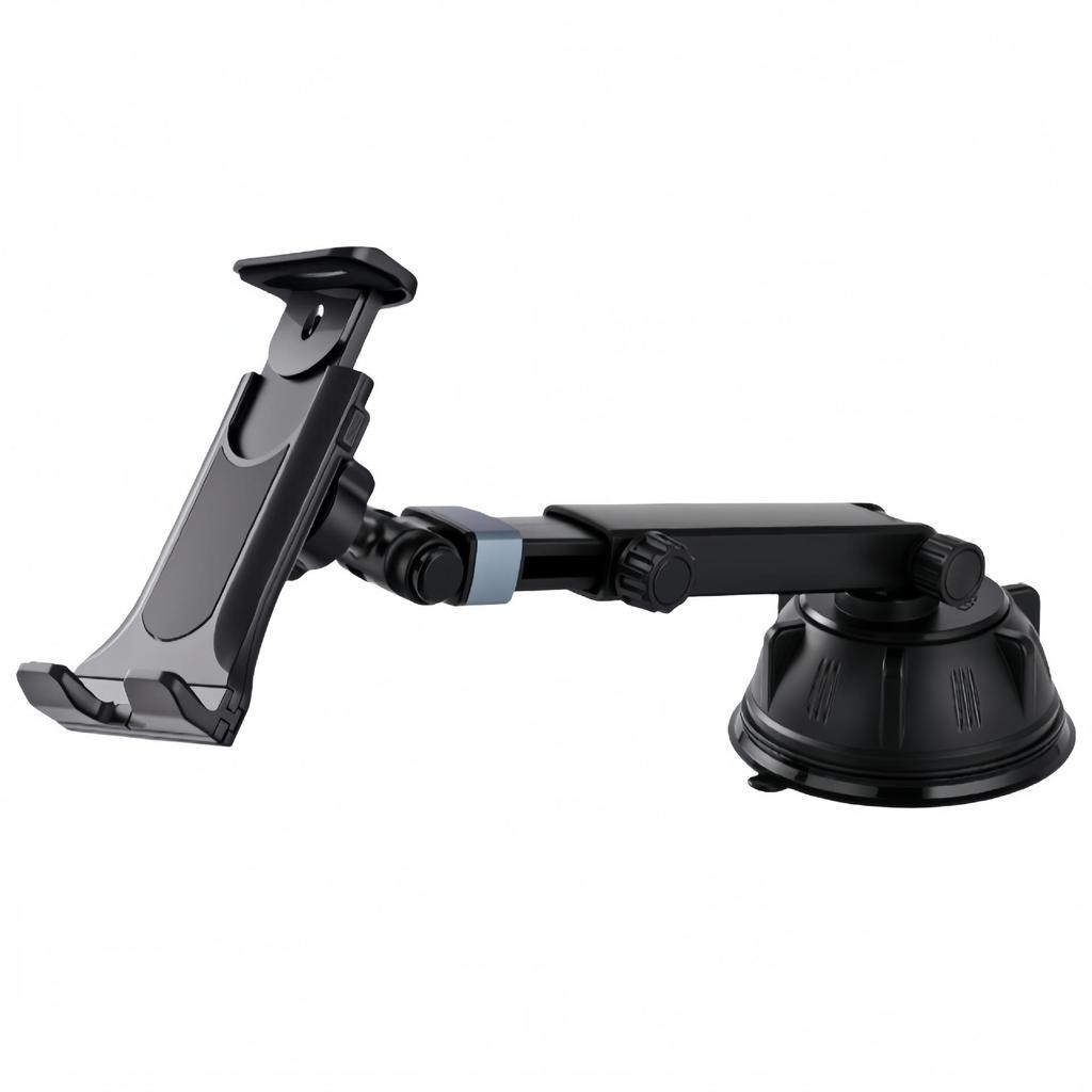 Universal Adjustable Car Console Phone Holder with Suction Cup for Trucks & Ride-hailing Vehicles