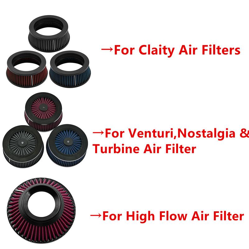 Motorcycle Air Filter Element Repalecment Intake Cleaner Grey/Red/Blue For Harley Dyna Softail Touring Sportster XL Road King