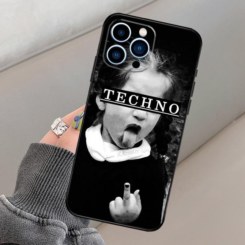 

Techno Music Soft Case For iPhone 17 Pro Max Cover For iPhone 17 Air Coque For iPhone 17 Capa iPhone 17 Pro