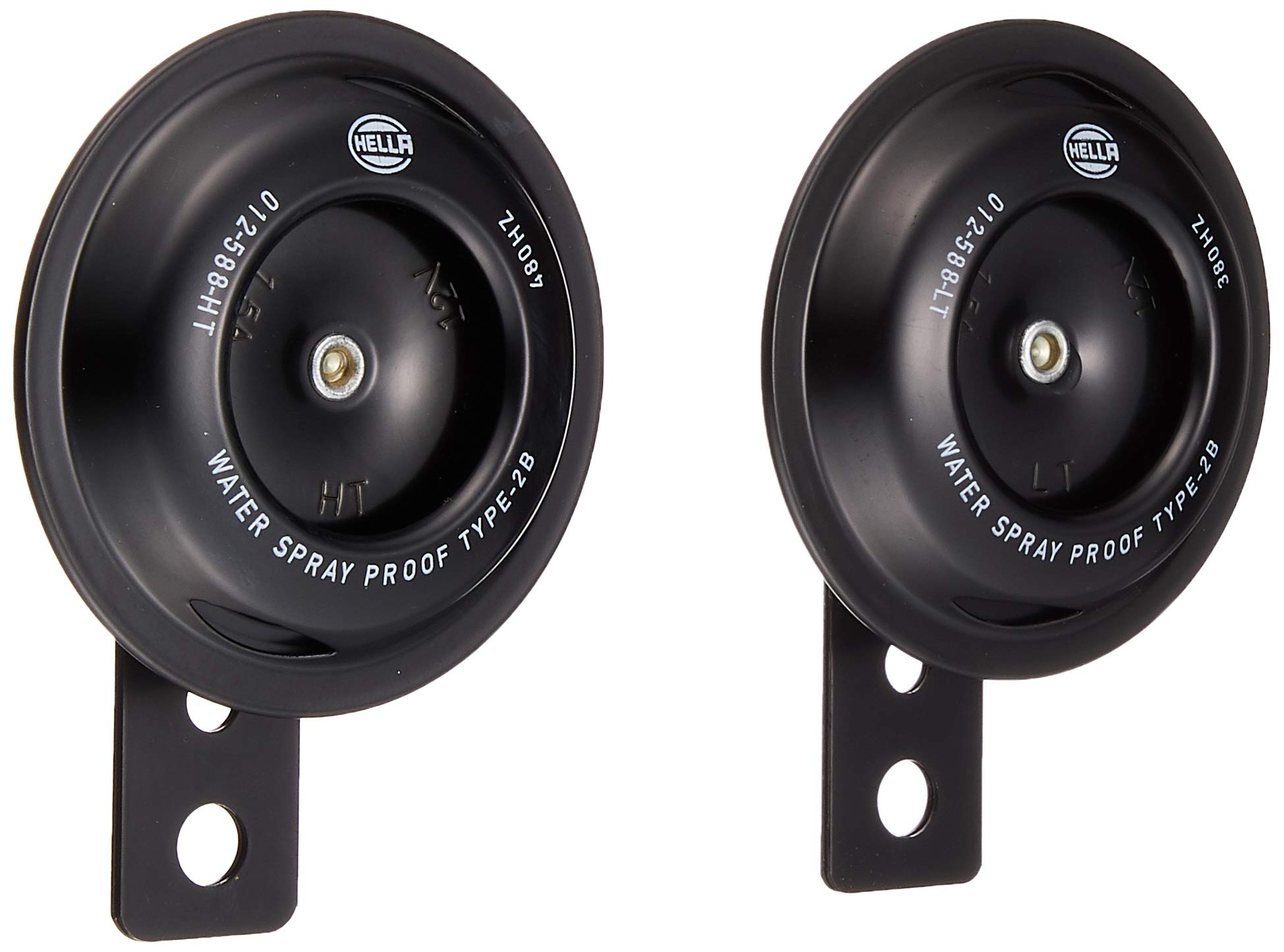 

[Сделано HELLA/Heller в Германии] Мотоциклетный черный двухтональный сигнал [Мотоциклетный двухтональный сигнал] чёрный