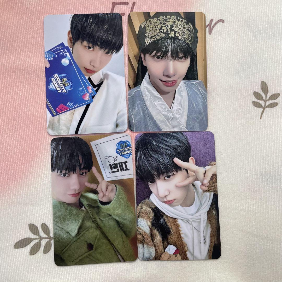 

[USED] BOYNEXTDOOR MC M COUNTDOWN Popular Songs Trading Cards 4 pieces