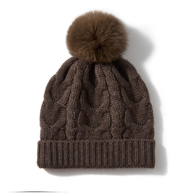 

Кашемировые осенне-зимние новые мужские и женские универсальные шапки-ушанки из теплой шерсти с узором «скрученный цветок», вязаные повседневные шляпы с отворотом One size