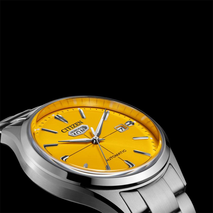 Citizen C7 NH8391-51Z Mechanical Automatic Yellow Dial Stainless Steel Men Watch