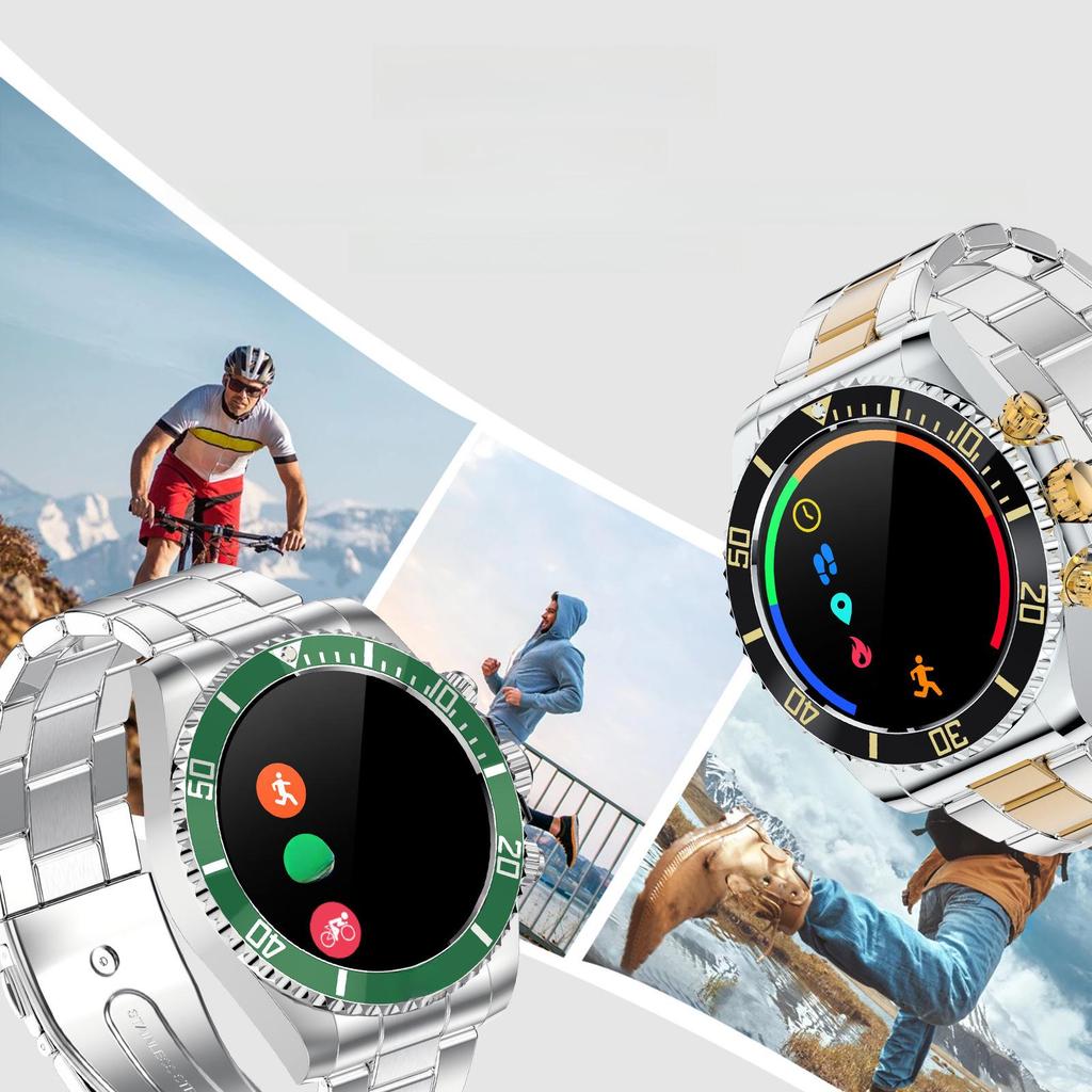 AW12 High-End Green Smartwatch with Bluetooth Calling and Sports Features