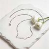 Personalized Name Necklace Silver Color Stainless Steel Custom Pendant Engraved Jewelry Tarnish Resistant for Women
