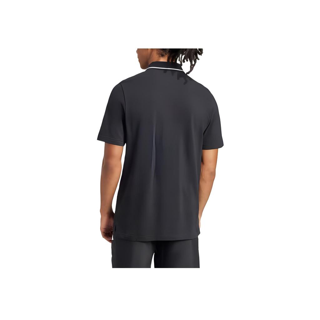 Adidas Essentials Comfortable Breathable Soft Short Sleeve Polo Shirt Men Polo Shirts Black White JE9023