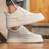 Fashion Sports thick soled casual shoes Trendy Minimalist Fashion Style Daily Comfort Quality Youth and adult Black shoes lace-up