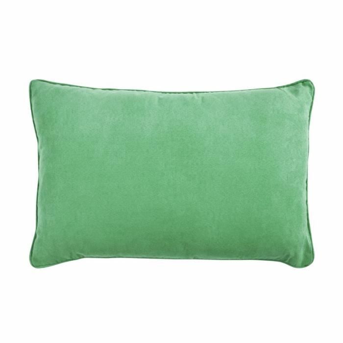 Coussin - THE DECO FACTORY - SUEDEN - Vert clair - 60x40 cm - Rectangulaire - Synthétique