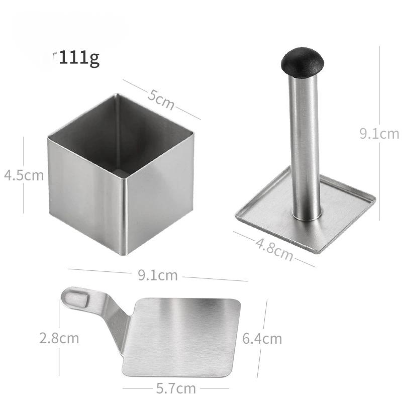 304 Stainless Steel Rice Ball Mold Household Food Grade Sushi Mold Children's Complementary Food DIY Mold Sushi Tools