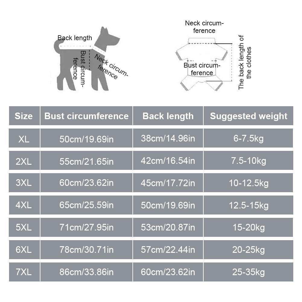 XL-7XL Golden Retriever French Bulldog Clothes Summer Breathable Soft Pet Clothes For Medium and Large Dogs