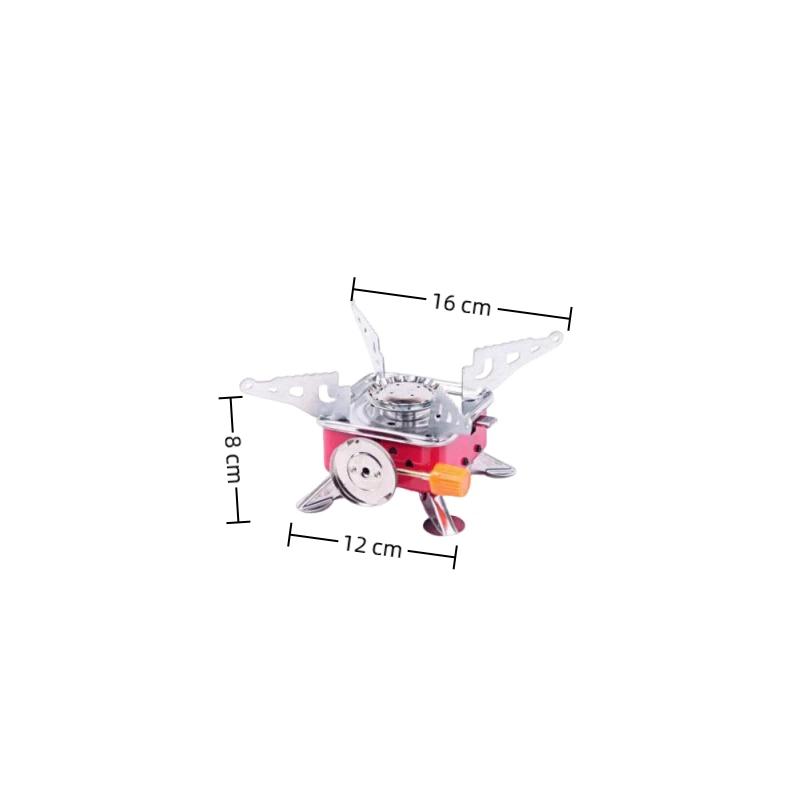 Portable Burner Camping Foldable Windproof Outdoor Gas Tank Stove For Backpacking Camping Hiking Picnic Camping Burner Bbq Grill