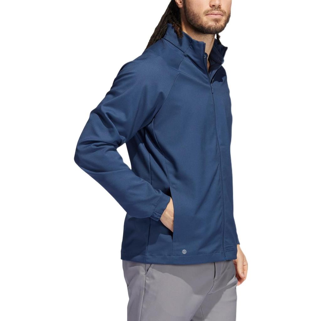 Adidas Jackets Men's Navy Blue Stand Collar Moderate Other H56796
