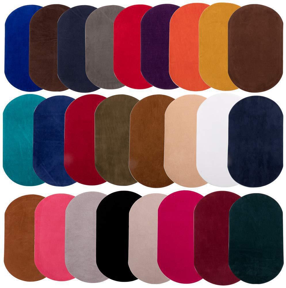 Universal Suede Oval Iron-On Elbow & Knee Patch Sticker for Jackets & Sweaters