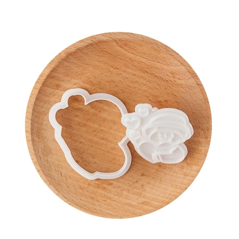 Funny Dessert Molds Celebration Cookie Stamp Safe and Convenient Molds Set for Family Student and Kid Creativity