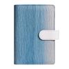 Gradient A6 6-Ring Loose-leaf Budget Binder with Zipper Pockets Cash Envelopes & Stickers for Financial Planning Gift Organizer