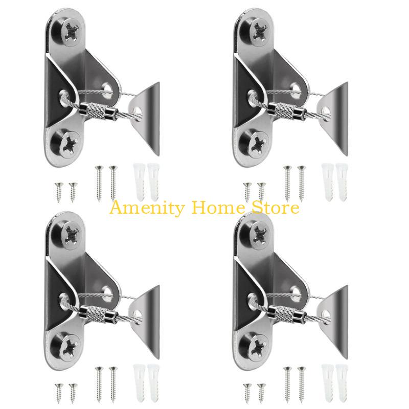 F26C Adjustable Furniture Anti tip Straps Wall Mounted Furniture Safety Straps Strong Heavy Duty Furniture Anti tip Straps
