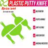 5Pcs Putty Knife Set Flexible Plastic Paint Scraper Tool for Spackling,Wallpaper Scraper,spatula scraper, Drywall Repair Spackle