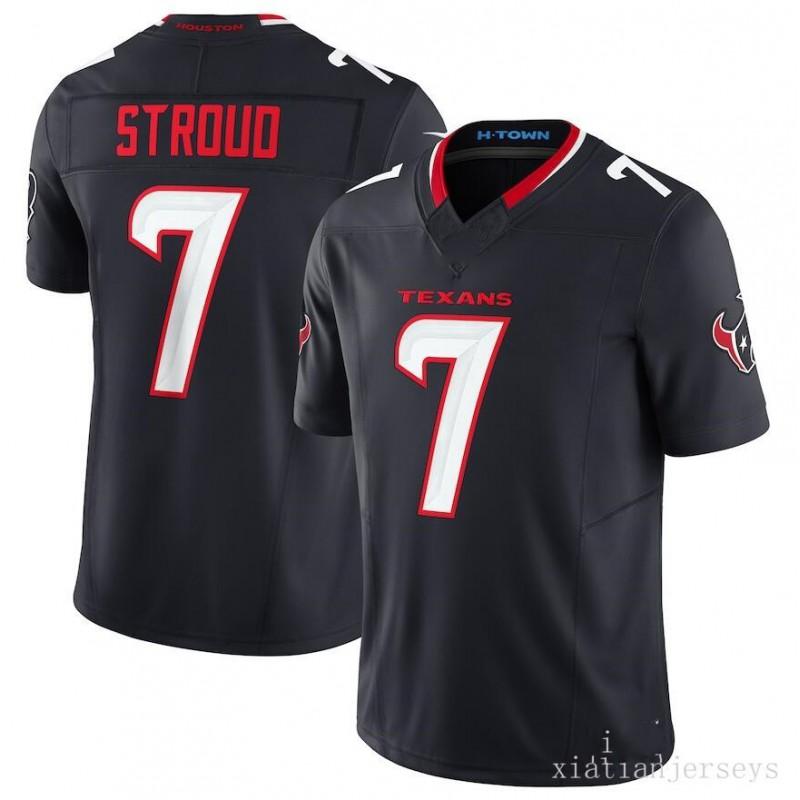 Retro Houston Texans Football Jersey - Stroud 7 3 24 51 12 Mens Sports Uniform