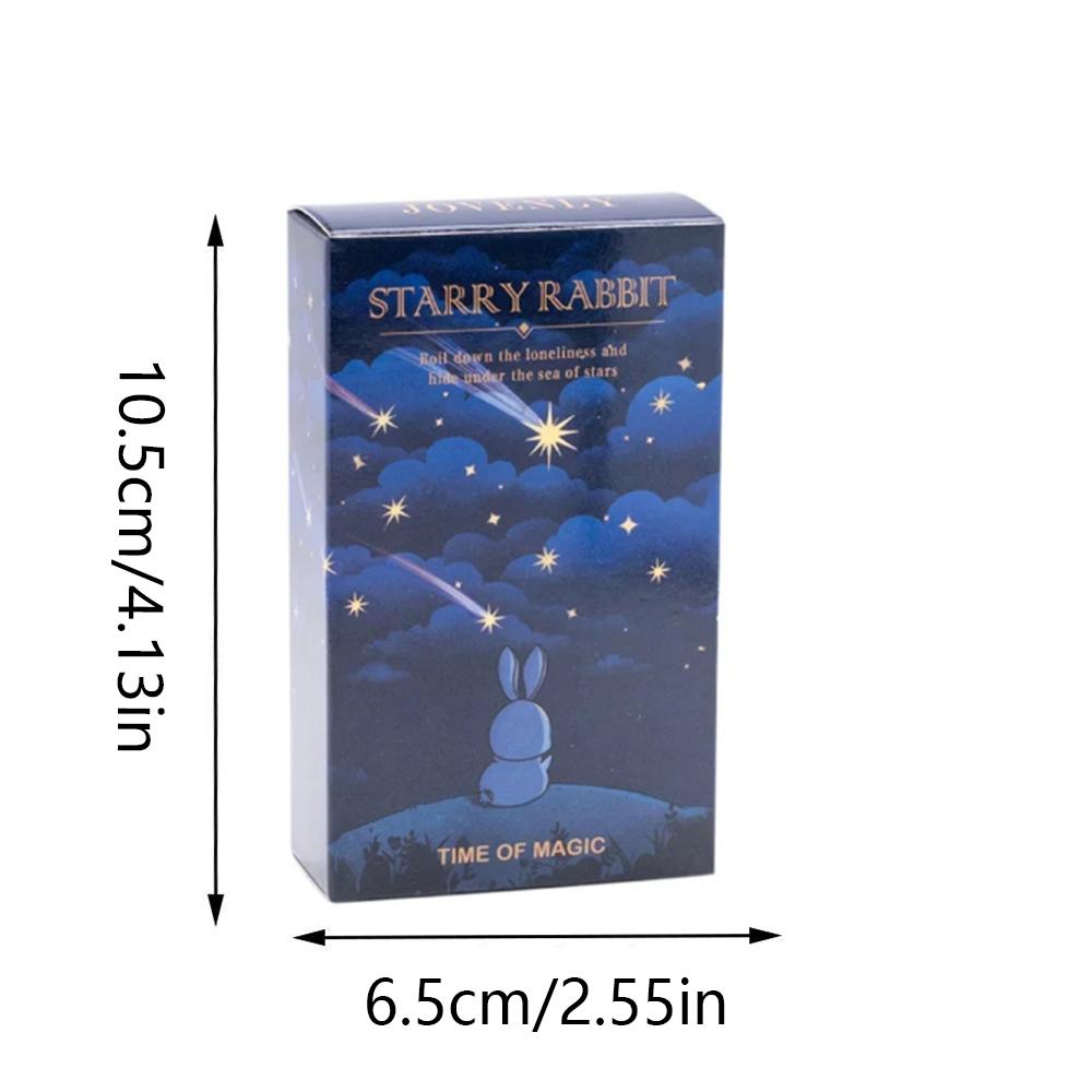 Creative Starry Rabbit Tarot Cards No E Book Mind Decks Deck for Family Tarot Cards Deck