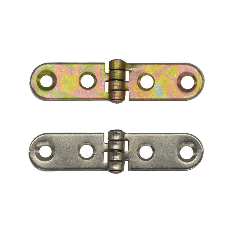8-Piece 64mm Retro Colored Plating Foldable Cabinet Hinges for Wooden Box Furniture