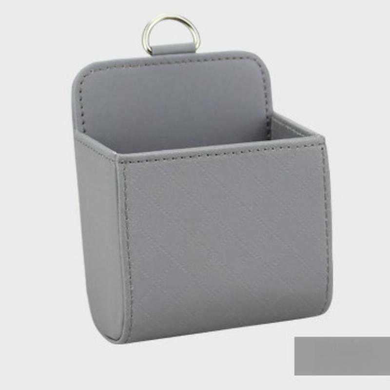 Air Outlet Mobile Phone Holder Multifunctional Storage Box Car Leather Storage Box Bag Car Accessories Air Outlet Storage Bag
