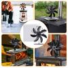 7 Blade Wood Stove Fan Heat Powered heat shield Silent Non-Electric Heat Activated efficient Fireplace Fan Wood Burning Stove