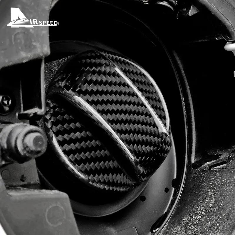 Harte Trocken-Kohlefaser für Volkswagen Golf 7 MK7 GTI Golf 8 MK8 GTI Käfer Scirocco Passat CC Tiguan Kraftstofftankdeckel Zieraufkleber