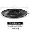 Japanese Style Black Melamine Bark Texture Plate