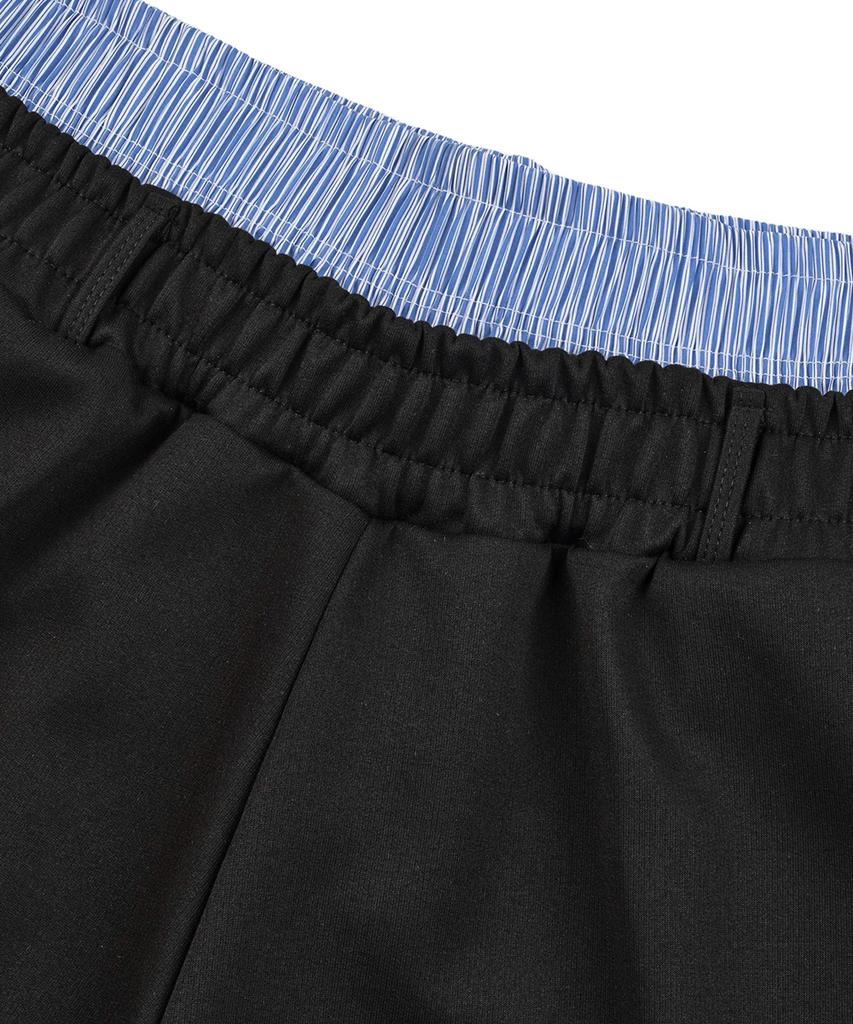 LERENNE Sagging Bermuda Pants - Black
