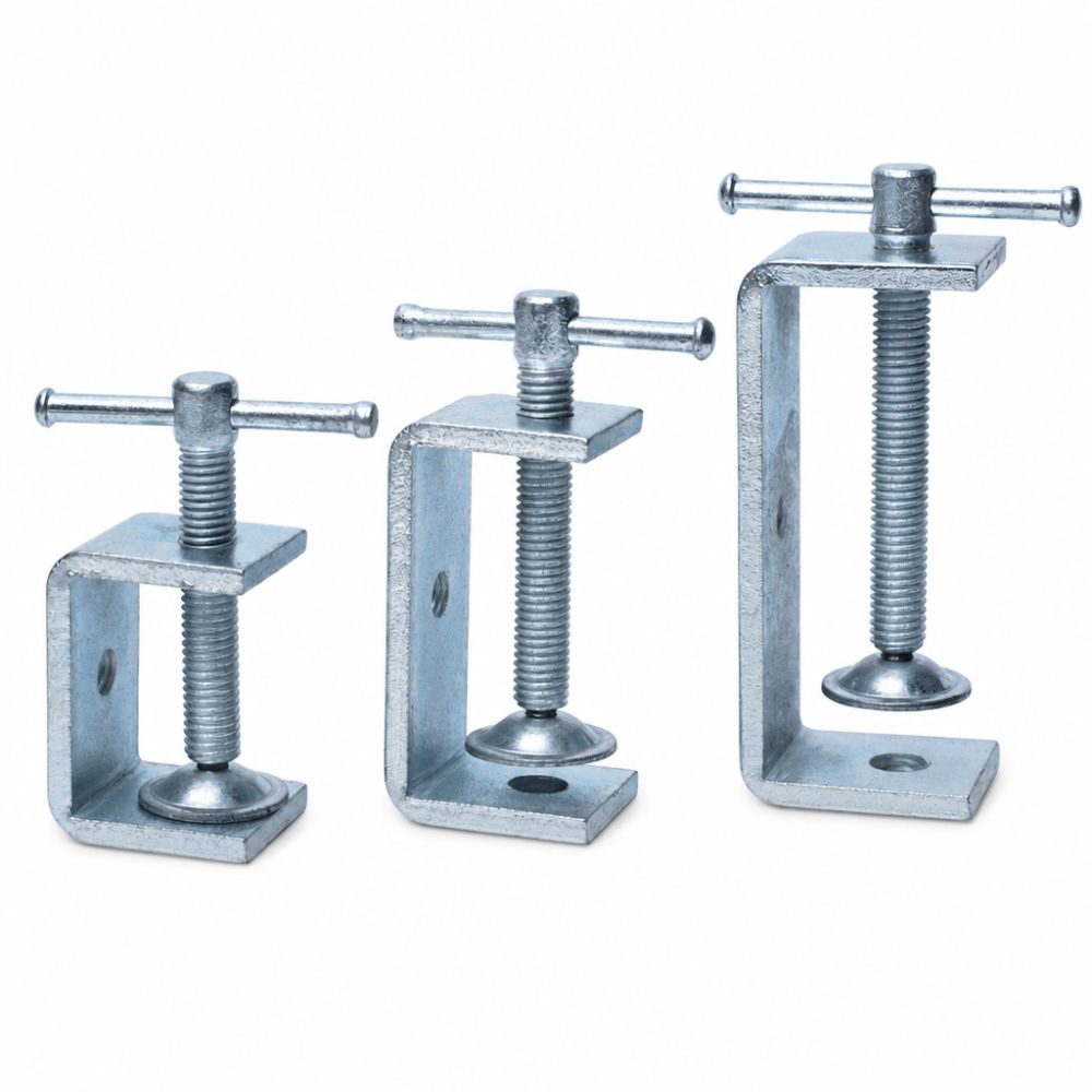 Adjustable C-clamp Zinc Plating Fixed Holder Clip Professional Square Clamp Hardware Fasteners