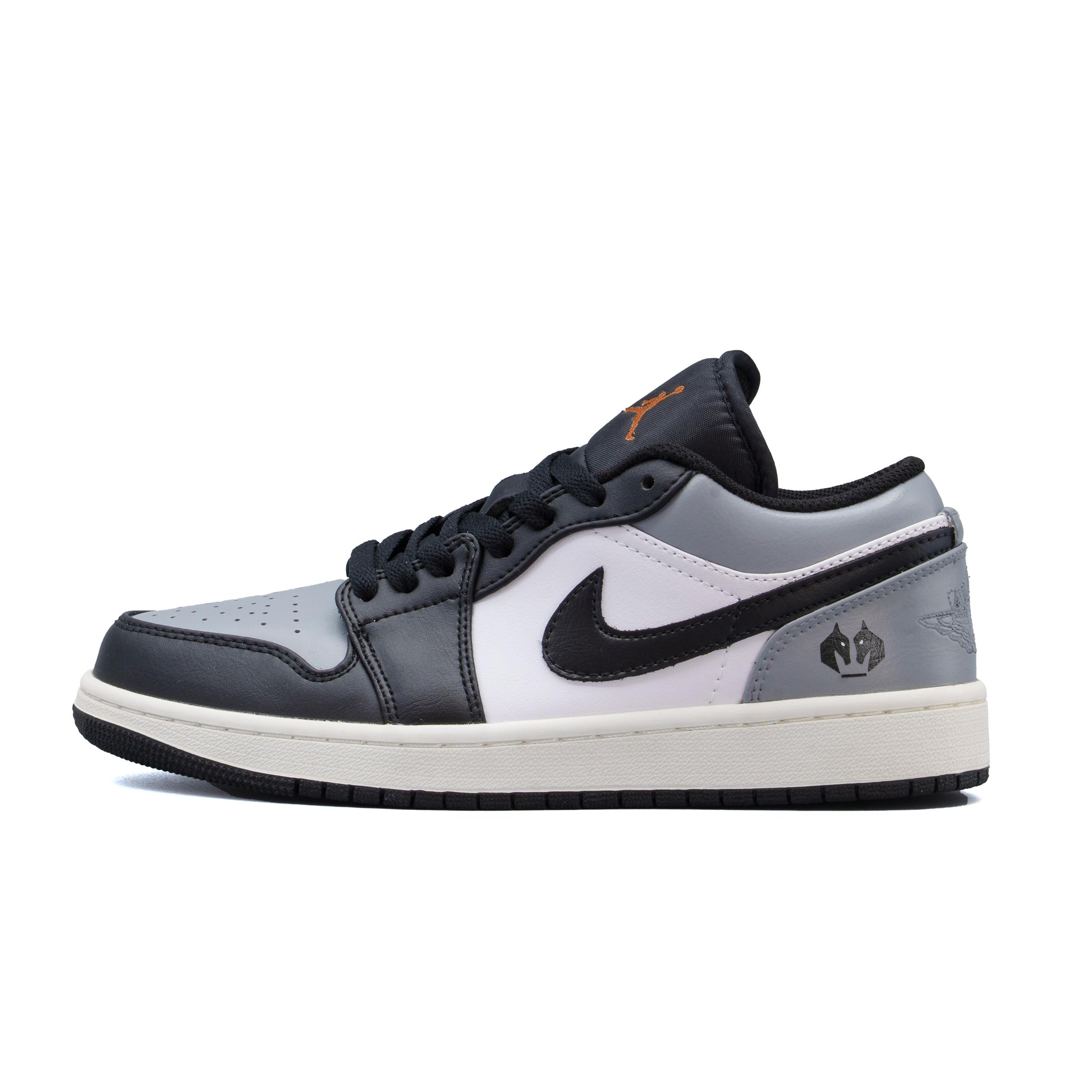 

Jordan Air Jordan 1 Leather Shadow Gray Cushioning Abrasion Resistant Cushioning, Wear Resistant Low top 553558-081(Team1104) 41