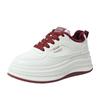 Autumn New Ins Female Student Velvet Thick-soled Muffin Heightening Sports and Leisure Board Shoes