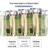Women's Navy Blue Ice Silk Wide-Leg Pants: High-Waisted, Lightweight, Sun-Protective, Casual Trousers.