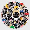 50 Cartoon Coal Ball Graffiti Stickers: Cute, Original, Waterproof DIY for Phone Cases & Luggage