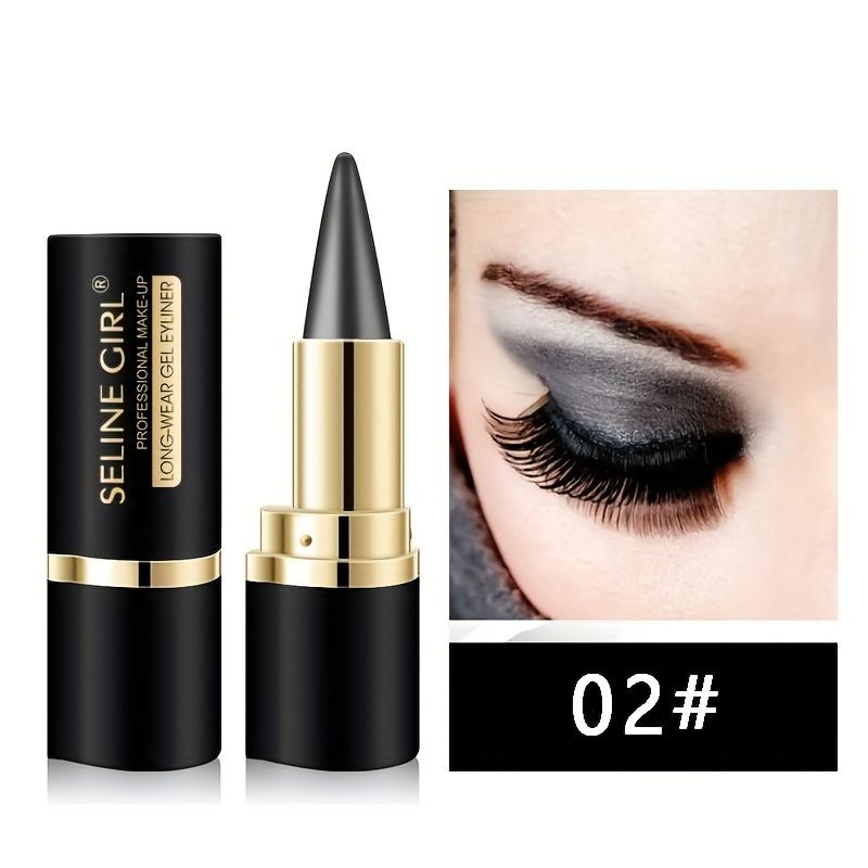 Sailor Moon Waterproof Black Eyeliner Gel, Long-lasting Smudge-proof Single Head Solid Eyeliner Gel Women