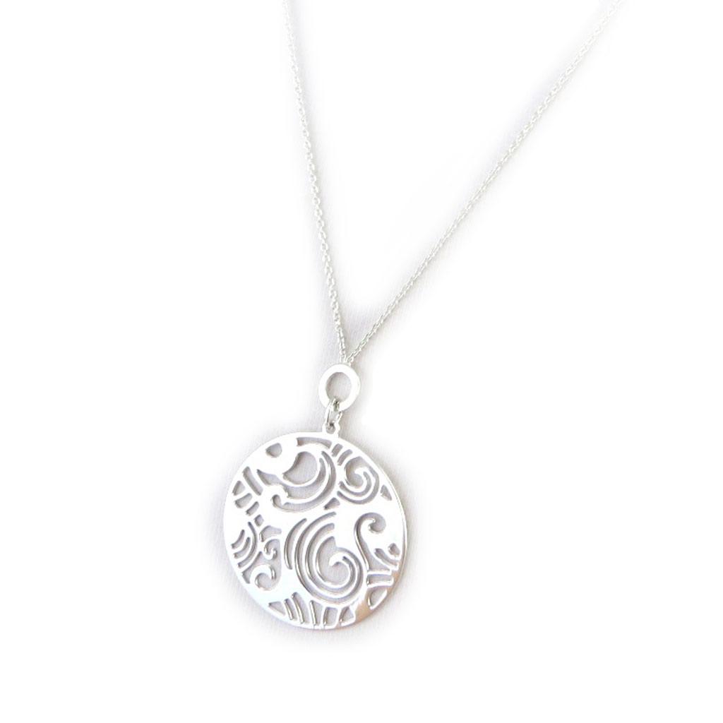 Altesse [M5685] - Collier argent 'Carmen' argenté