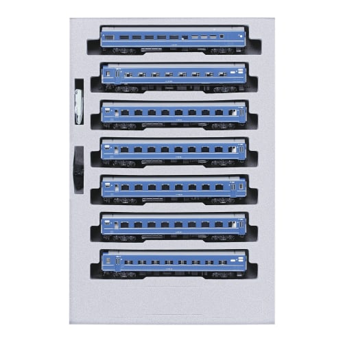 

KATO N Gauge 24 Series 25-Type Sleeper Express Fuji Add-On Set (7 Cars) 10-856 Model Train Passenger Car