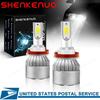 2Pcs 6000K H11 LED Headlights High Low Beam Bulbs For Chevrolet Impala 2007-2008