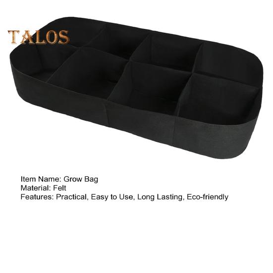 1/2Pcs Rectangle Plant Grow Bags Large Capacity No Assembly Required Outdoor Gardening Planting Container Herbs Flowers Planter Pots