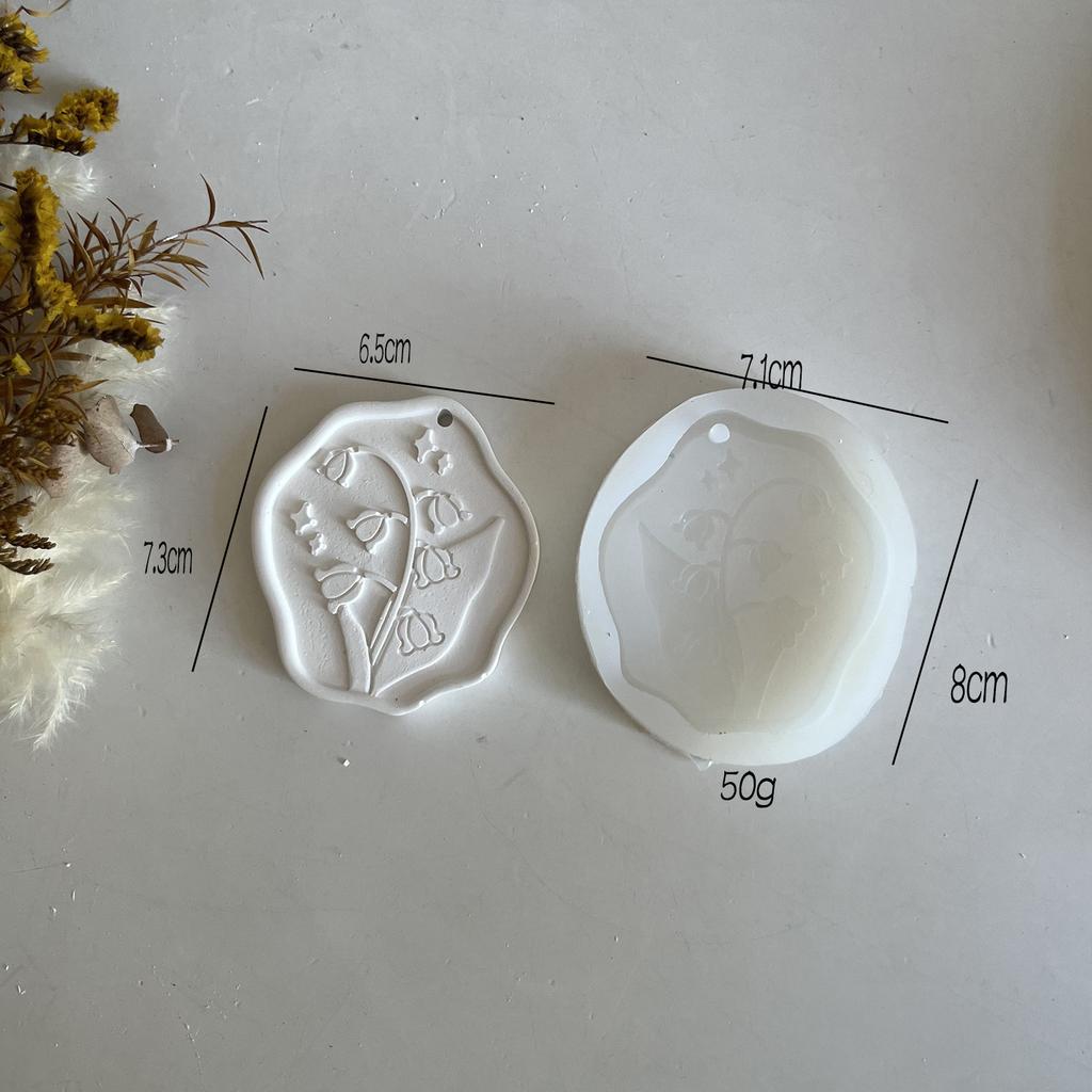 Flower Butterfly Silicone Mold DIY Flower Pendant Aromatherapy Gypsum Ornament Resin Mold Handmade Soap Mold Baking Mold