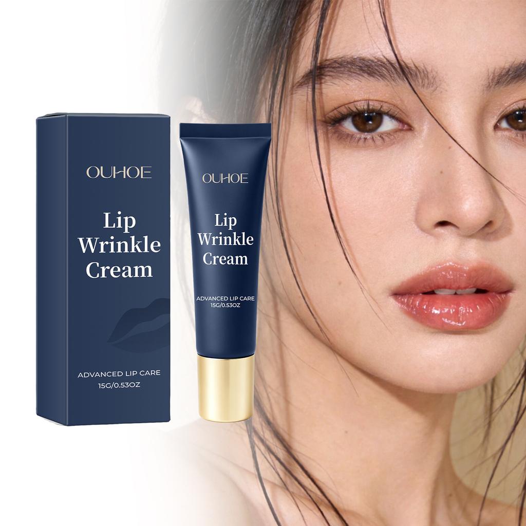 OUHOE Lip Moisturizing Care Cream for Dry Peeling Lips Lightweight Hydrating Non-Sticky Lip Balm 15g
